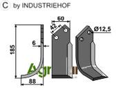 Blade, left model - AgriParts
