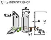 Blade, right model - AgriParts