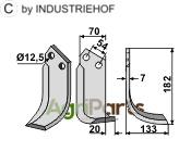 Blade, right model - AgriParts