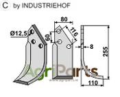 Blade, right model - AgriParts