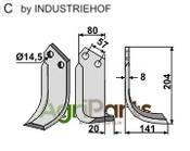 Blade, right model - AgriParts