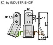 Rotary tine - AgriParts