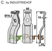 Rotary tine - AgriParts