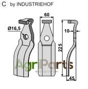 Rotary tine - AgriParts