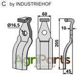Rotary tine - AgriParts