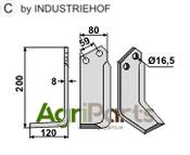 Blade, left model - AgriParts