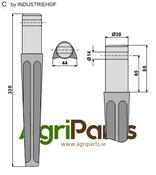 Tine for rotary harrows - AgriParts