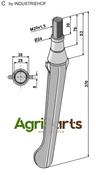 Tine for rotary harrows - AgriParts
