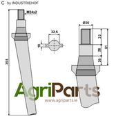 Tine for rotary harrows - AgriParts