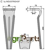 Tine for rotary harrows - AgriParts