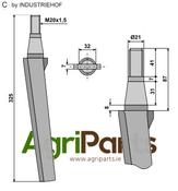 Tine for rotary harrows - AgriParts