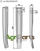 Tine for vibro-harrow - AgriParts