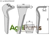 Tine for rotary harrows, right model - AgriParts