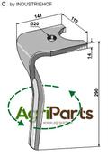 Tine for rotary harrows, left model - AgriParts