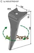 Tine for rotary harrows, right model - AgriParts