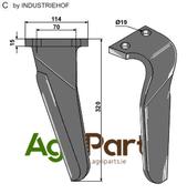 Tine for rotary harrows, left model - AgriParts
