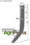 Row cutter hook - AgriParts