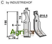 Blade, left model - AgriParts