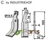 Blade, right model - AgriParts