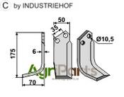 Blade, left model - AgriParts