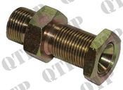 Adaptor 3/8" Male / Male BSP Bulkhead - AgriParts image