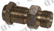 Adaptor 1/2" Male / Male Bulkhead BSP - AgriParts image