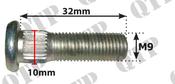 Wheel Stud 3/8" for 51156 Nut - AgriParts image
