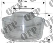 Pre Cleaner Glass Bowl - AgriParts