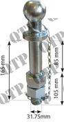 Hitch Pin and Ball 1 1/4" - AgriParts image