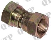 Adaptor 3/8" Female x 3/8" Female BSP Swivel - AgriParts
