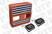 Nose Cone Grill &amp; LED Headlamp Kit - AgriParts