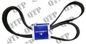Fan Belt John Deere 6800 6900 8PK2190 c/o Air Con Mech Belt Tensioner Not For Air B 2190mm (86-7/32") Original Belt **From Serial Number 159439** image