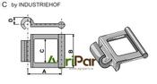 Steel link articulated chain