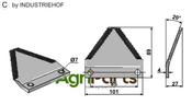 Fodder mixer knives image