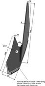 Lateral cultivator point – left (101.3374445) image