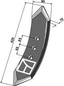 Cultivator share 420mm (101.IND-164)
