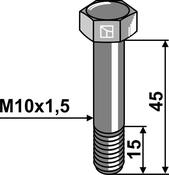 Shear bolt M10 without nut (1045240) image