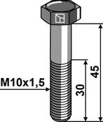 Hexagon bolt M10x1,5×45 without nut (10459318) image