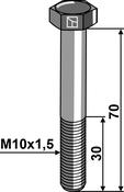 Hexagon bolt  M10x1,5×70 without nut (107093110) image