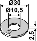 Washer Ø30×2,5xØ10,5 (10.ST-HH-24) image