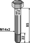Shear bolt M14 without nut (14856110) image