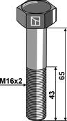 Hexagon bolt M16x2x65 without nut (16659318) image