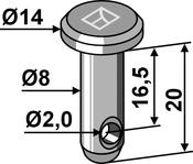 Cotter bolt Ø8×20 (26-0820) image