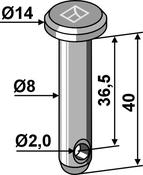 Cotter bolt Ø8×40 (26-0840) image