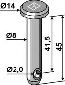 Cotter bolt Ø8×45 (26-0845) image