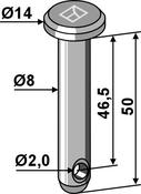 Cotter bolt Ø8Ã50 (26-0850) image