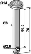 Cotter bolt Ø8×70 (26-0870) image