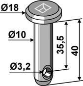 Cotter bolt Ø10×40 (26-1040) image