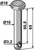 Cotter bolt Ø10×65 (26-1065) image