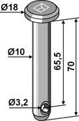 Cotter bolt Ø10×70 (26-1070) image